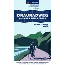 Cartographia K 7027 Dráva kerékpárút kerékpáros turistatérkép - 9783991542414