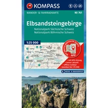 Cartographia K 761 Elbsandsteingebirge, Szász-Svájc és Böhmisch-Svájc Nemzeti Park-9783991543732