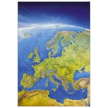 Cartographia Európa panoráma térkép íves Mair 9783875042924