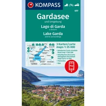 Cartographia K 697 Garda-tó és környéke turistatérkép 9783991218593