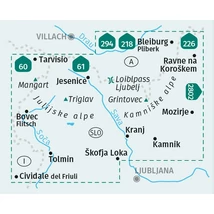 Cartographia K 2801 Júliai-Alpok, Kamniki-Alpok turistatérkép 9783991219835