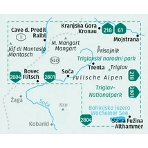 Cartographia K 064 Júliai-Alpok/Triglav turistatérkép 9783991540809