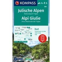 Cartographia K 064 Júliai-Alpok/Triglav turistatérkép 9783991540809