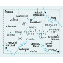 Cartographia K 2100 Magas-Tátra turistatérkép 9783991540878