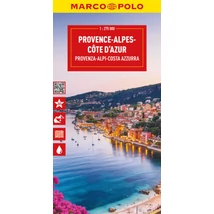 Cartographia Franciaország résztérkép - Provence - Alpok - Cote d'Azur  - Marco Polo - 9783575019103