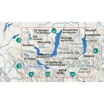 Cartographia K 18 Észak-Salzkammergut, Wolfgangsee, Attersee, Traunsee turistatérkép 9783991544067