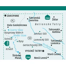 Cartographia K 2130 Magas-Tátra turistatérkép 9783991541783