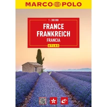 Cartographia Franciaország atlasz-Marco Polo-9783575020598