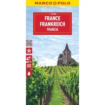 Cartographia Franciaország térkép 9783575017710