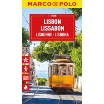 Marco Polo Cartographia Lisszabon várostérkép 9783575018847
