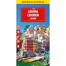 Cartographia Olaszország résztérkép 1:200 000 - Liguria 9783575018618