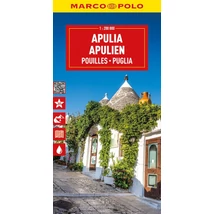 Cartographia Olaszország résztérkép: Puglia/Apulia - Marco Polo 9783575021526