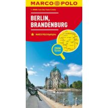 Cartographia Németország résztérkép - Berlin, Brandenburg környéke - Marco Polo 9783829740654