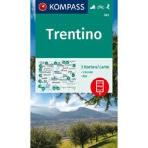 Cartographia K 683 Trentino turistatérkép 9783991212461
