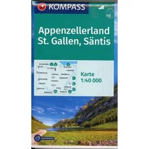 Cartographia K 112 Appenzellerland turistatérkép 9783990449608