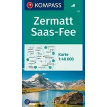 Cartographia K 117 Zermatt - Saas Fee turistatérkép 9783991211037