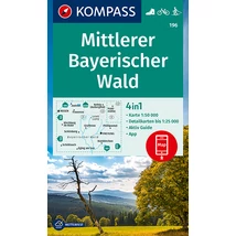 Cartographia K 196 Bajor-erdő középső rész turistatérkép 9783990448823