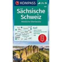 Cartographia K 810 Szász-Svájc, Nyugat-Oberlausitz turistatérkép 9783991210672