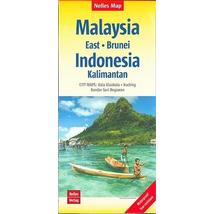 Cartographia Malajzia-Kelet, Brunei - Indonézia: Kalimantan térkép 9783865742827