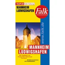 Cartographia Mannheim, Ludwigshafen térkép - Falk 9783884452349