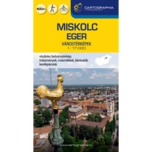 Cartographia Miskolc, Eger várostérkép  1:17 000/1:12 500 9789633527122