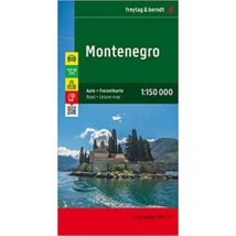 Cartographia Montenegró térkép (Freytag) 9783707910599