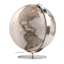 Cartographia Földgömb Extra Executive Nat Geo 37 cm - kézzel készített, duo, nemesacél talppal - 9783941066908