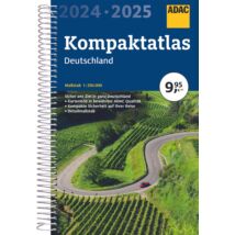 Cartographia - Németország Kompakt atlasz 2024/25 - ADAC - 9783826422935