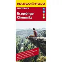 Cartographia  - Németország szabadidőtérkép 23. Érchegység, Chemnitz - Marco Polo - 9783829743853
