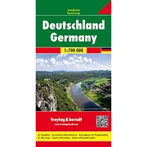 Cartographia Németország keményborítós térkép - Freytag 9783850842631