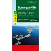 Cartographia Norvégia résztérkép (2) Közép-Norvégia autótérkép-Freytag-9783707921649