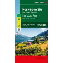 Cartographia Norvégia résztérkép (1) Dél-Norvégia-Freytag-9783707921601