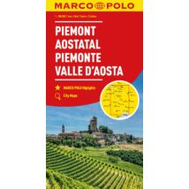 Cartographia Olaszország résztérkép 1. Piemont, Aostatal  - Marco Polo -9783575017024