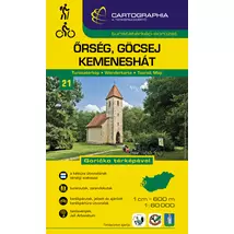 Cartographia Őrség, Göcsej, Kemeneshát turistatérkép [21] 9789633529317