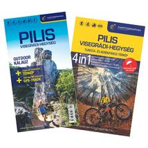 Cartographia Pilis és Visegrádi hegység 4in1 outdoor kalauz + vízálló térkép 9789633526620