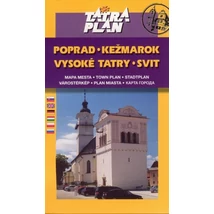 Cartographia Poprád, Késmárk (Kezmarok), Szvit (Svit) várostérkép 9783875046533