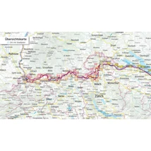 Cartographia Rajna kerékpáros kalauz 1. Andermatt - Basel (német) - Esterbauer-9783711100634