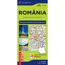 Cartographia Románia Comfort térkép (laminált) 9789633538418