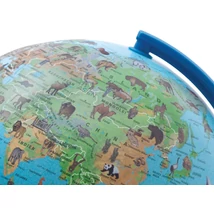 Cartographia SZAFARI földgömb 16 cm - állatvilág tematikával, gyerekeknek 8007239974821