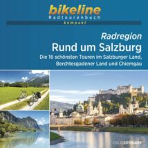 Cartographia Salzburg és környéke kerékpáros kompakt kalauz - Esterbauer - 9783850009539