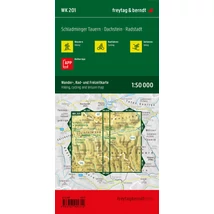 Cartographia WK201 Schladminger Tauern- Radstadt- Dachstein turistatérkép - Freytag 9783707924312