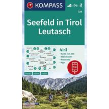 Cartographia K 026 Seefeld in Tirol turistatérkép 9783990445501