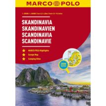 Cartographia - Skandinávia atlasz - Európa térképpel- Marco Polo - 9783829737371