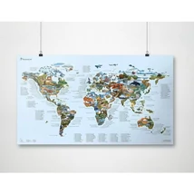 Cartographia Mountain bike térkép - fóliás poszter 97,5 x 56 (angol) 7425753801309