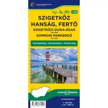 Cartographia Szigetköz, Hanság, Fertő kerékpáros-, vízisport- és turistatérkép 9786155864100