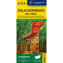 Cartographia Zalai-dombság déli rész turistatérkép 1: 50 000 5999570430339