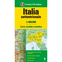Cartographia Észak-Olaszország autótérkép - TCI - 9788836581412