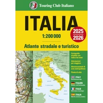 Cartographia Olaszország atlasz-TCI-9788836582785