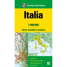 Cartographia Olaszország térkép-TCI-9788836583270