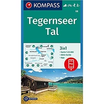 Cartographia K 08 Tegernseer Tal turistatérkép 9783990444245